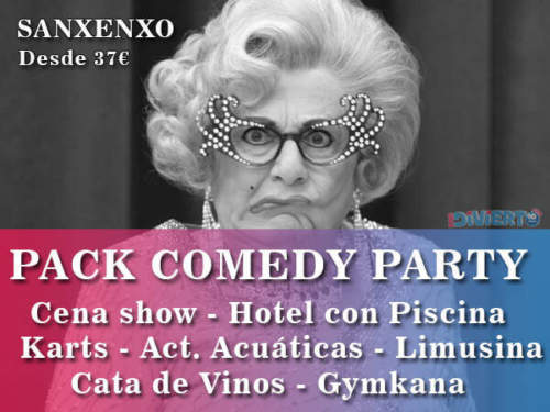 pack-comedy-party-sanxenxo-blanco-negro